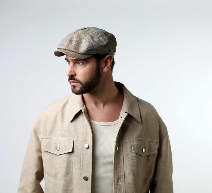 Stetson Hatteras Linen Glencheck Clearance