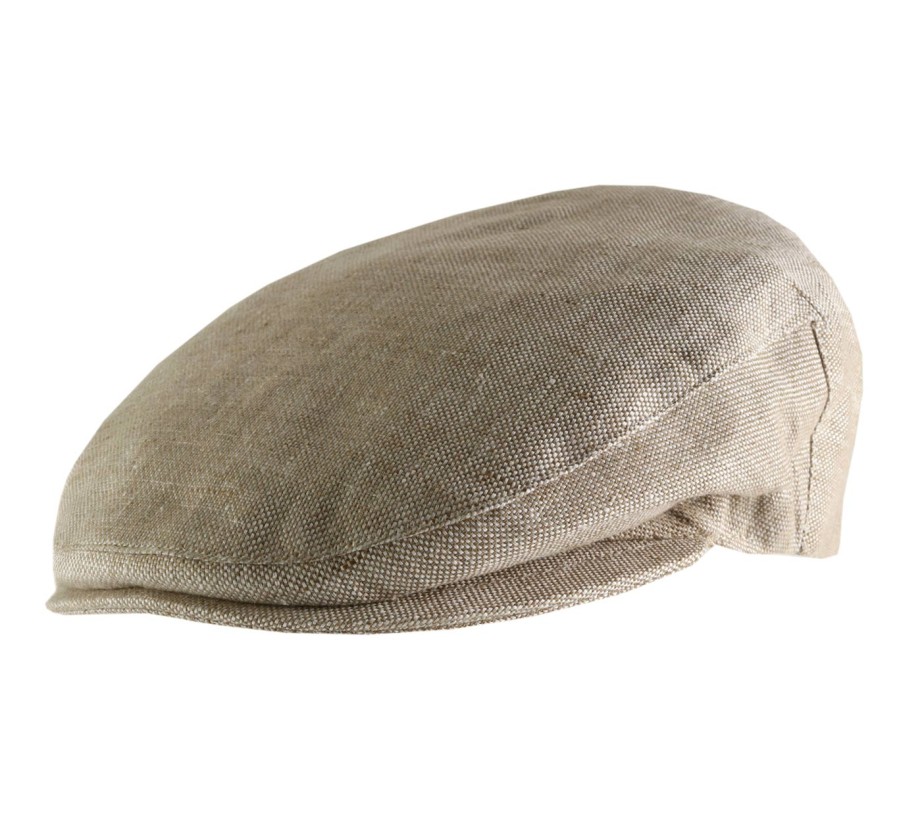 Classic Italy Double Flatcap Linen Clearance