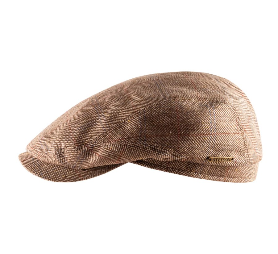 Stetson Driver Cap Silk Herringbone Clearance