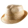 Classic Italy Nude Trilby Paille Wholesale