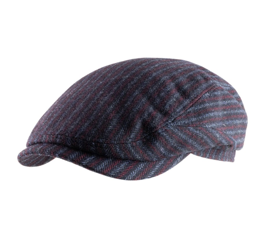 Stetson Driver Cap Woolen Stripe Wholesale