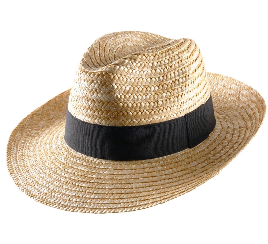 Classic Italy Classic Fedora Paille Large New