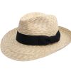 Classic Italy Fino Fedora Paille Large Clearance