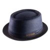 Stetson Sustainable Pork Pie Denim Hot