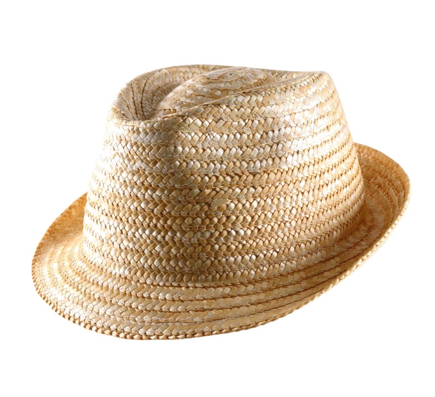 Classic Italy Nude Trilby Paille Wholesale