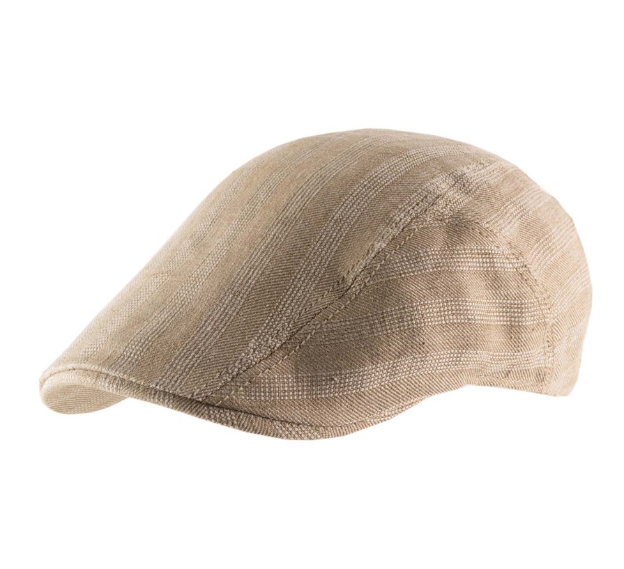 Stetson Ivy Cap Linen Stripe Clearance