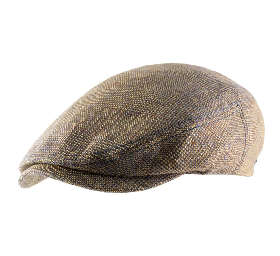 Stetson Driver Cap Linen Glencheck Best