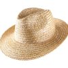 Classic Italy Nude Fedora Paille New