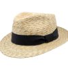 Classic Italy Fino Fedora Paille Hot